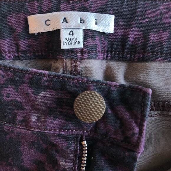 CAbi 159 Twilight Jegging Purple stretchy Skinny Pants - Picture 7 of 8